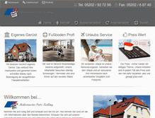 Tablet Screenshot of malermeister-kulling.de